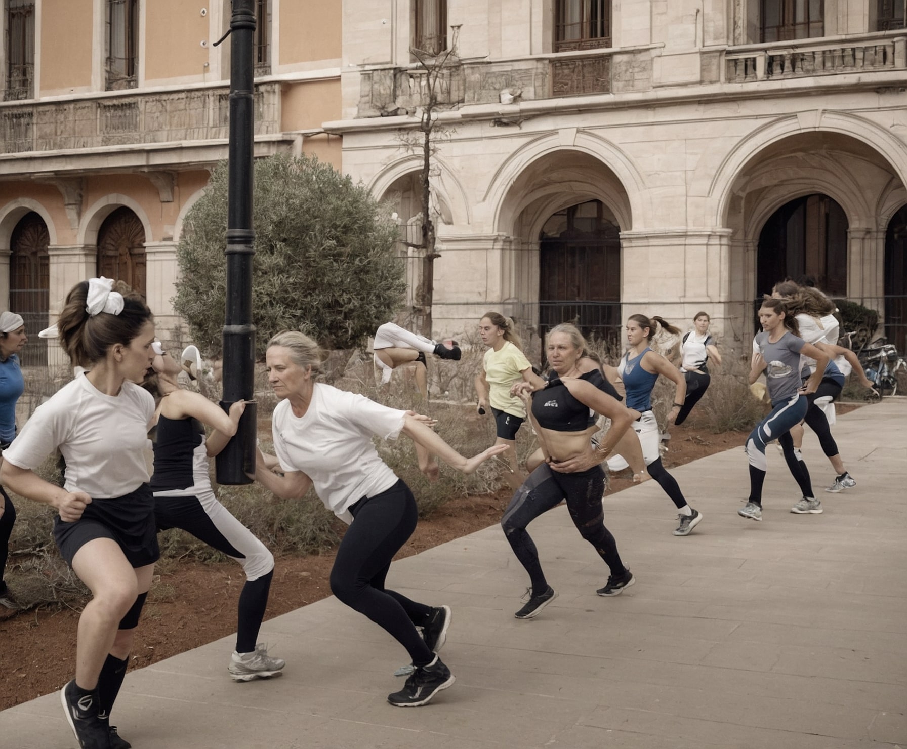 Atleta logrando equilibrio y rendimiento óptimo.
